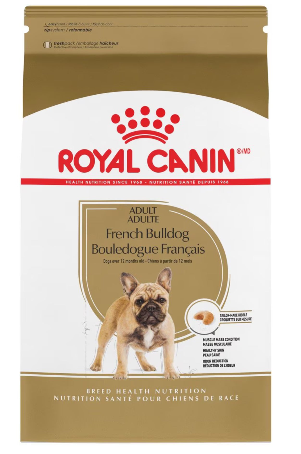 Royal Canin Breed Health Nutrition French Bulldog Adult Dry Dog Food, 17 lbs.