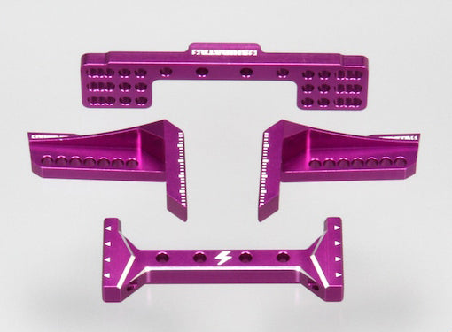 Height Adjustable Rear Damper Stay / Purple